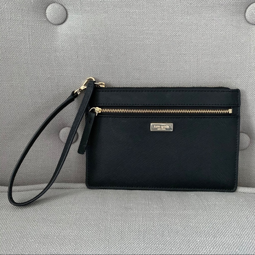 Kate Spade Black Wristlet